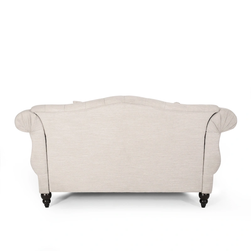 Wellston Tufted Double Chaise Lounge by Christopher Knight Home - 62.50 L x 58.50 W x 34.00 H