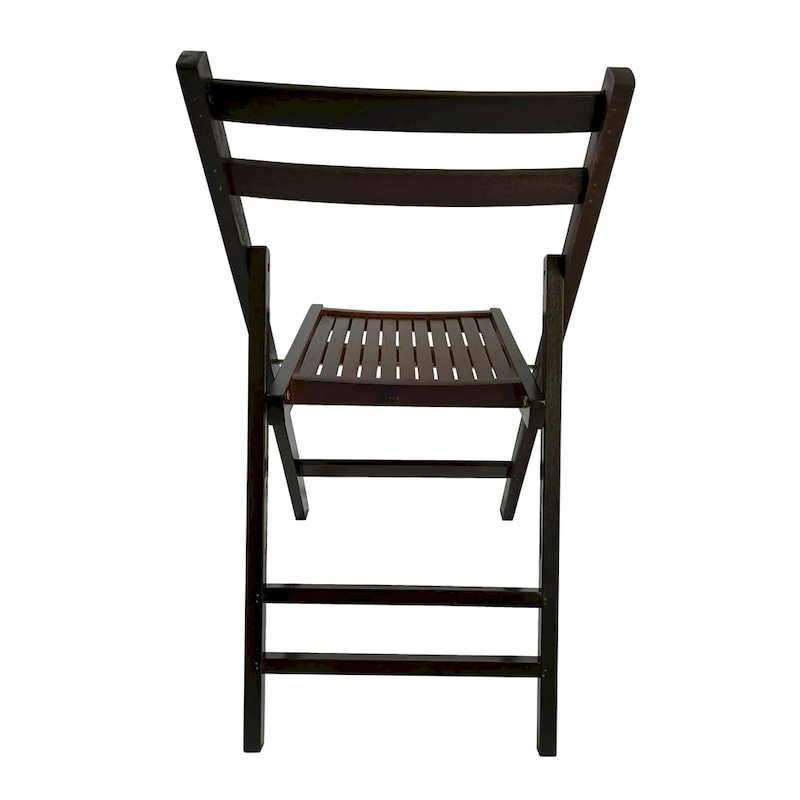 Wood Slatted Folding Chair ,Set of 4