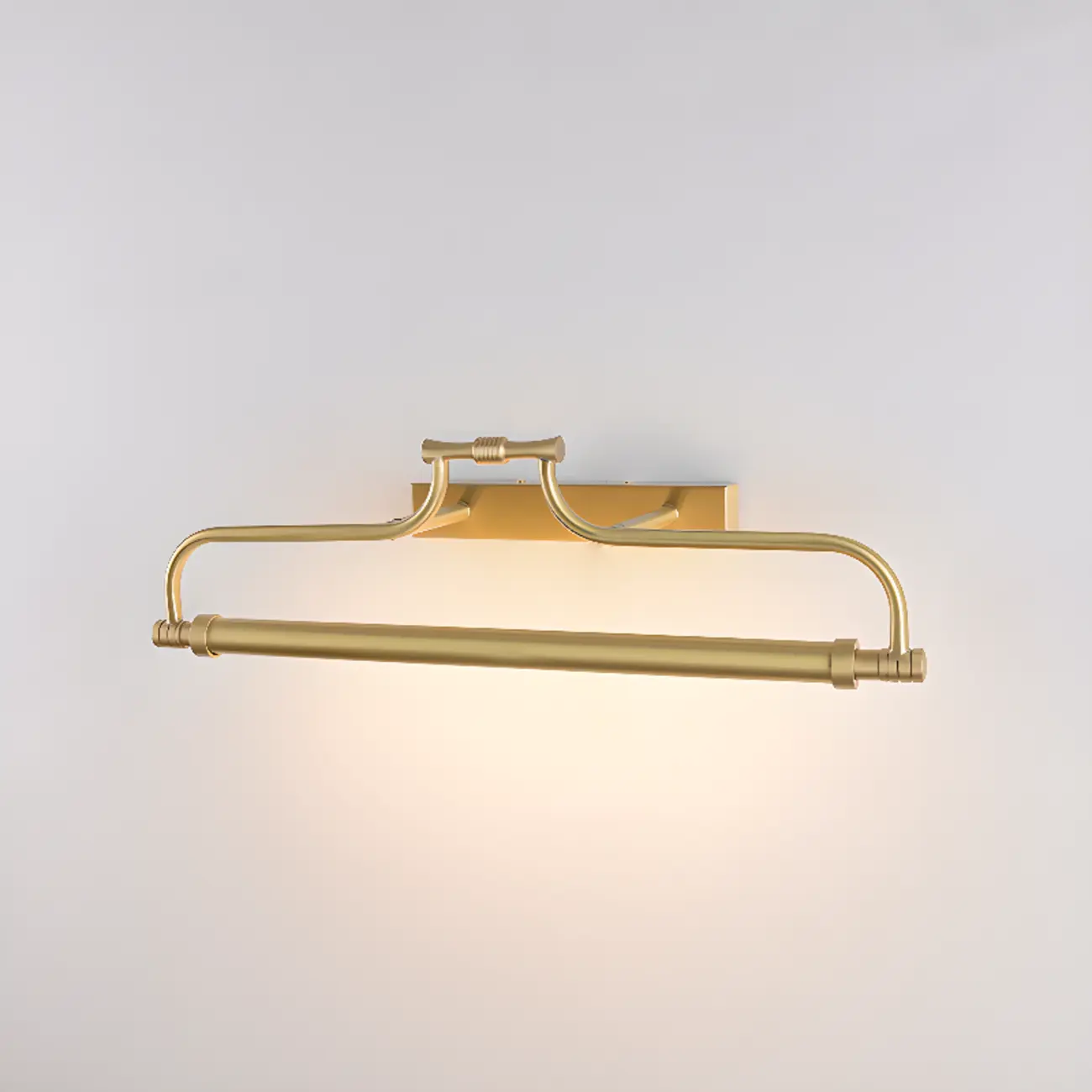 Geometric Gold Metal Vanity Light with LED