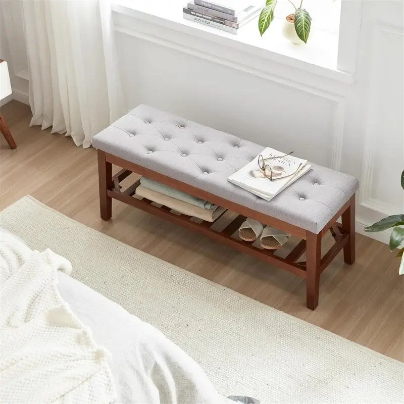 Shoe Bench Entryway - 43.3 D x 14 W x 18 H