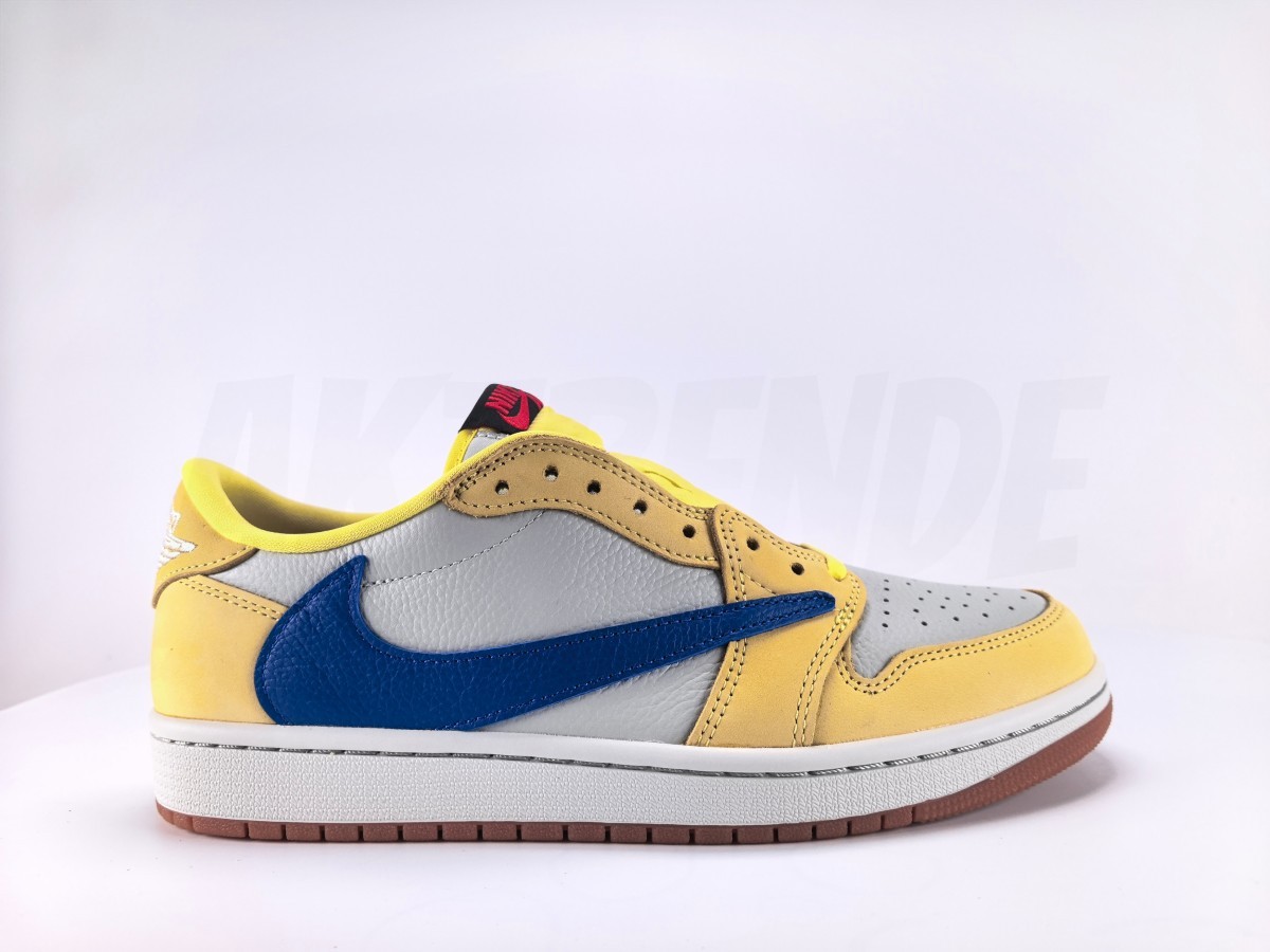 Jordan 1 Retro Low OG SP Travis Scott Canary - Aktrende