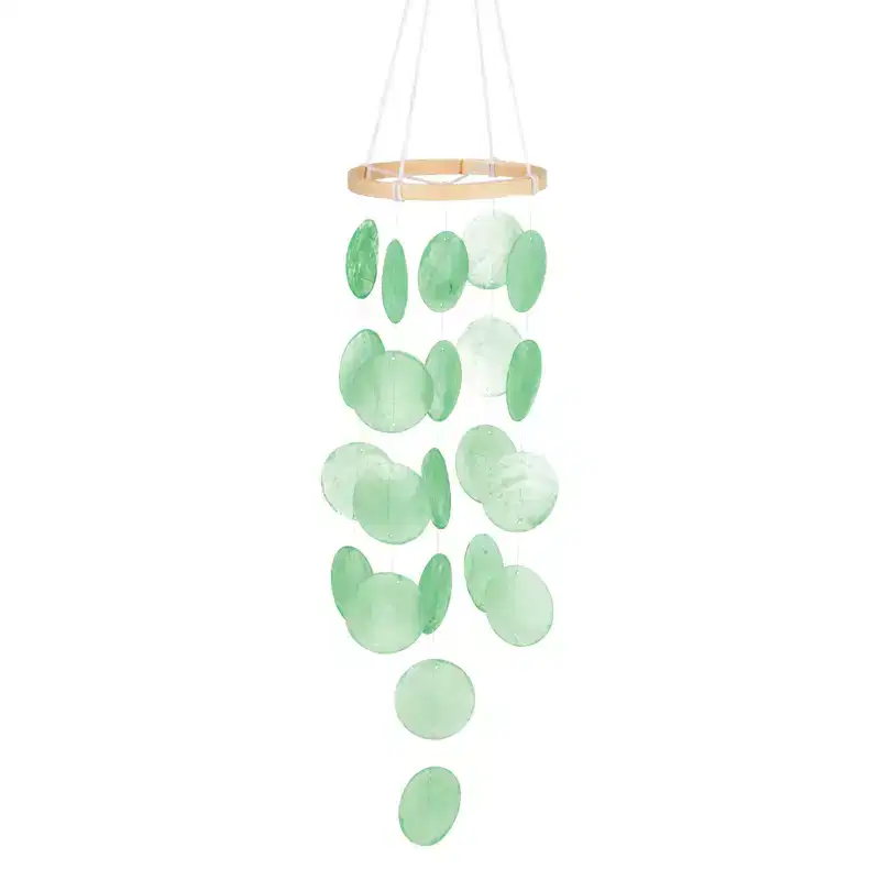 Unique Bargains Multipurpose Use Durable Sea Shell Coastal-Inspired Wind Chime 1 Pc