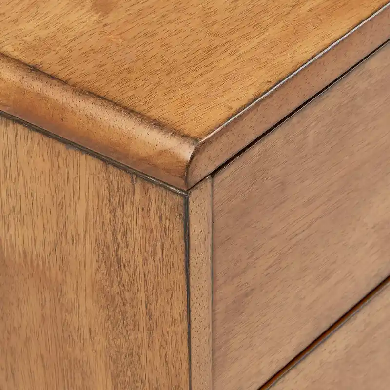 Clark Oak Finish 5-drawer Chest