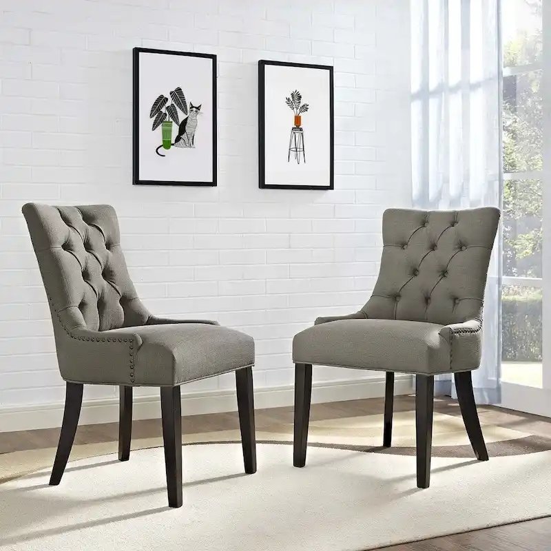 Modway Regent Fabric Dining Chair (Set of 2)