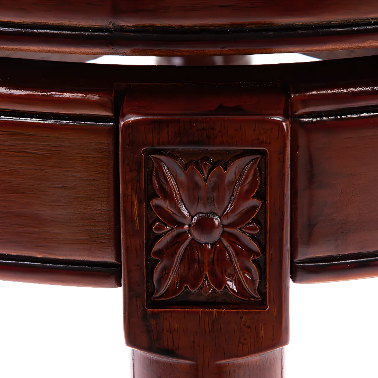 Solid Wood Leather Swivel Counter Stools with Backs
