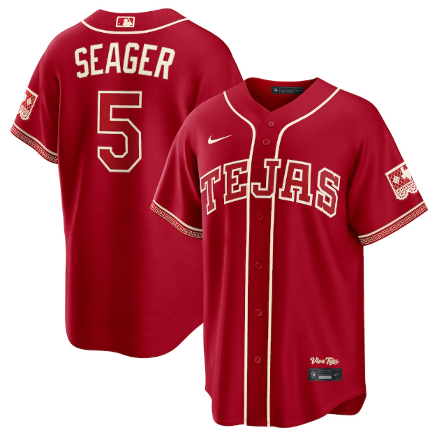 Texas Rangers Corey Seager Red 2026 City Connect Stadium Jersey