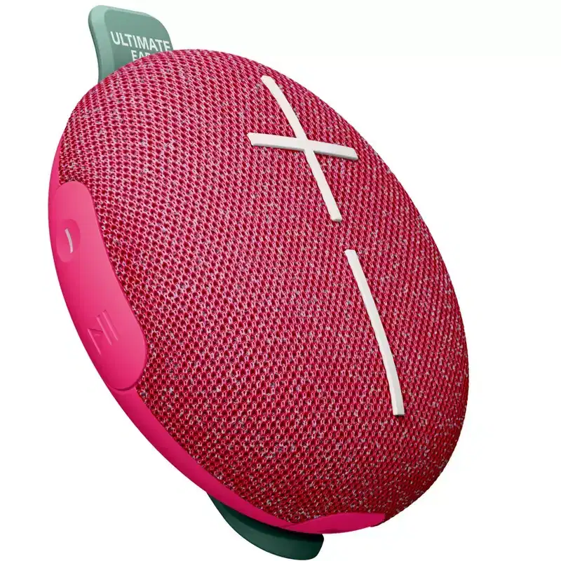 Ultimate Ears MINIROLL Ultra-Portable Waterproof Bluetooth Speaker, Big Bass, IP67 Dustproof, 984-002033, Calming Pink