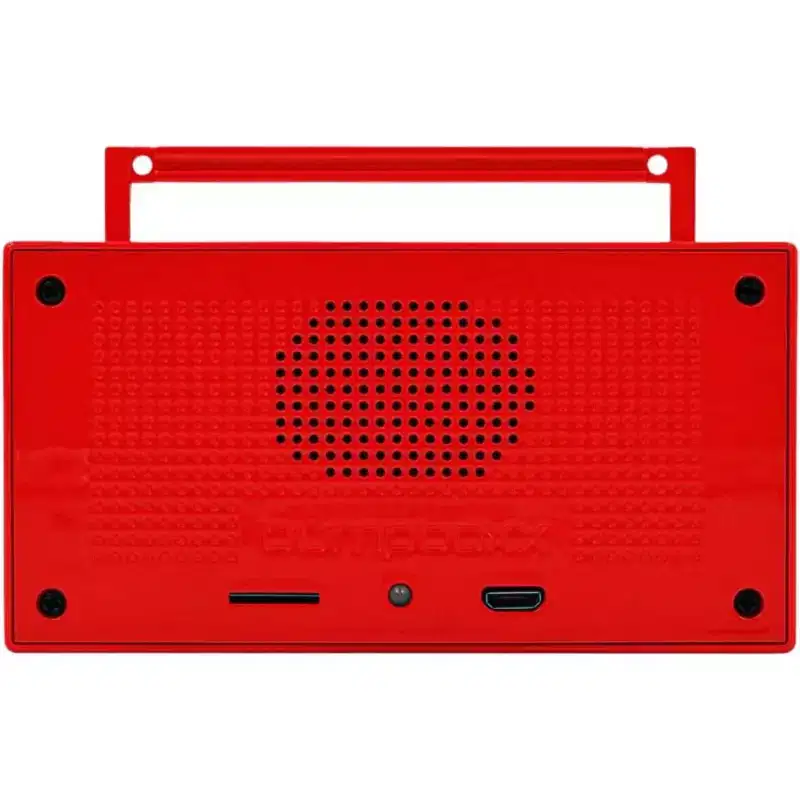Microboom Speaker Boombox Bluetooth, Candy Red - Manufacturer Refurbished