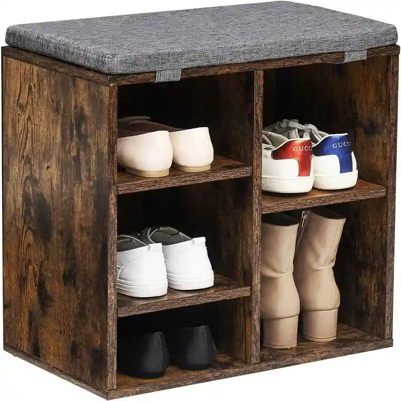 Shoe Bench Entryway with Storage - 11.9D x 20W x 20.8H