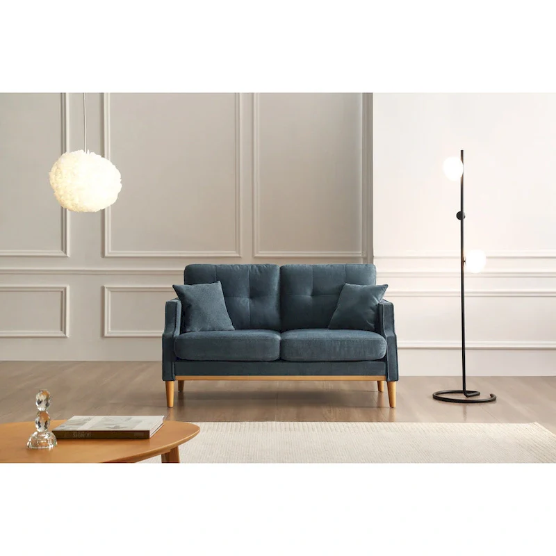 Loveseat With Waterproof Fabric, USB Charge