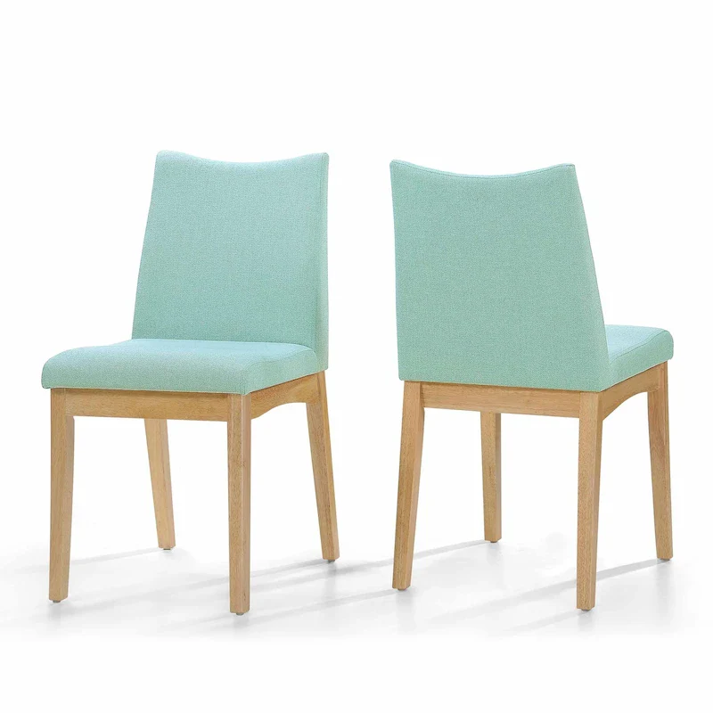 Dimitri Mid-Century Fabric Dining Chair (Set of 2) by Christopher Knight Home