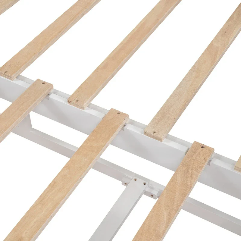 Wooden Daybed with Trundle Bed