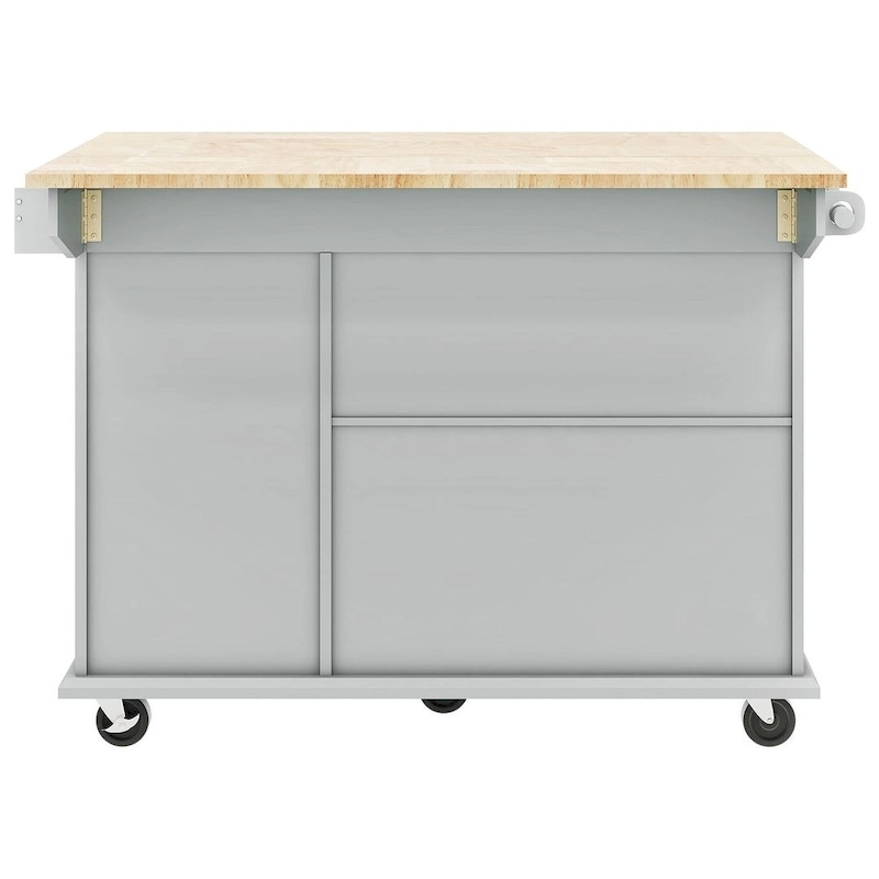 54 Kitchen Island Cart with Wheels