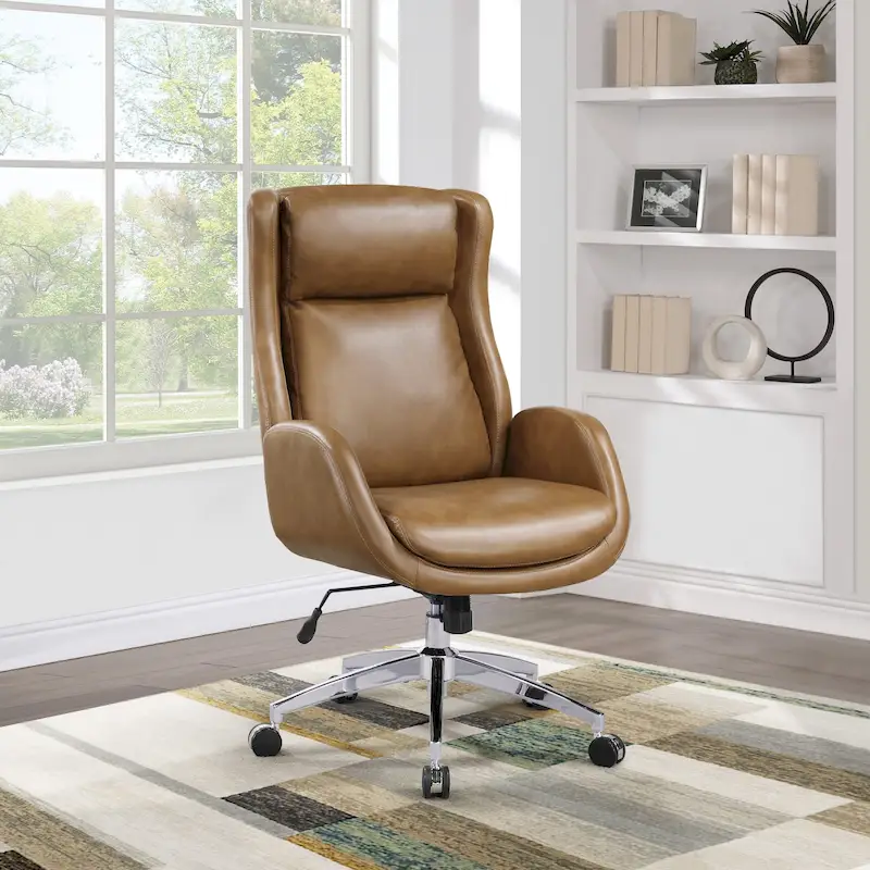 Blanchard Office Chair in Faux Leather