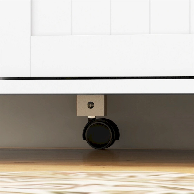 Kitchen Island with Drop Leaf,Rolling Kitchen Cart on Wheels w/Drawers