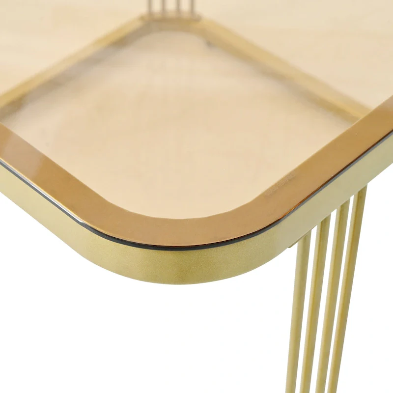 Nesting Coffee Table Set with Wheels, Set of 2