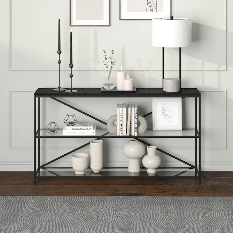 55-Inch Wide Rectangular Console Table