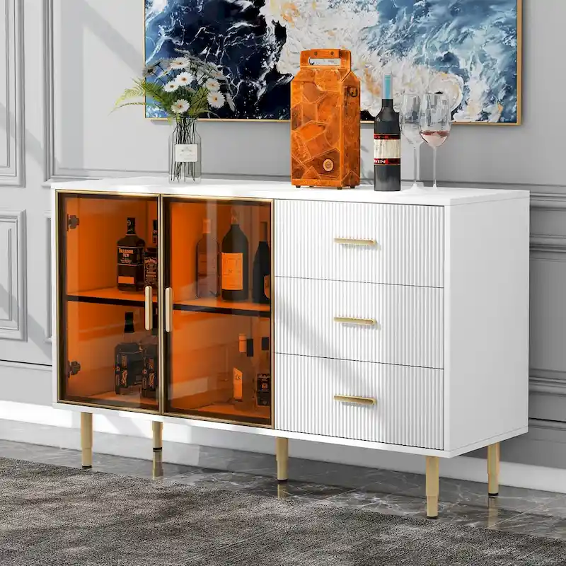 MDF Sideboard Buffet Cabinet
