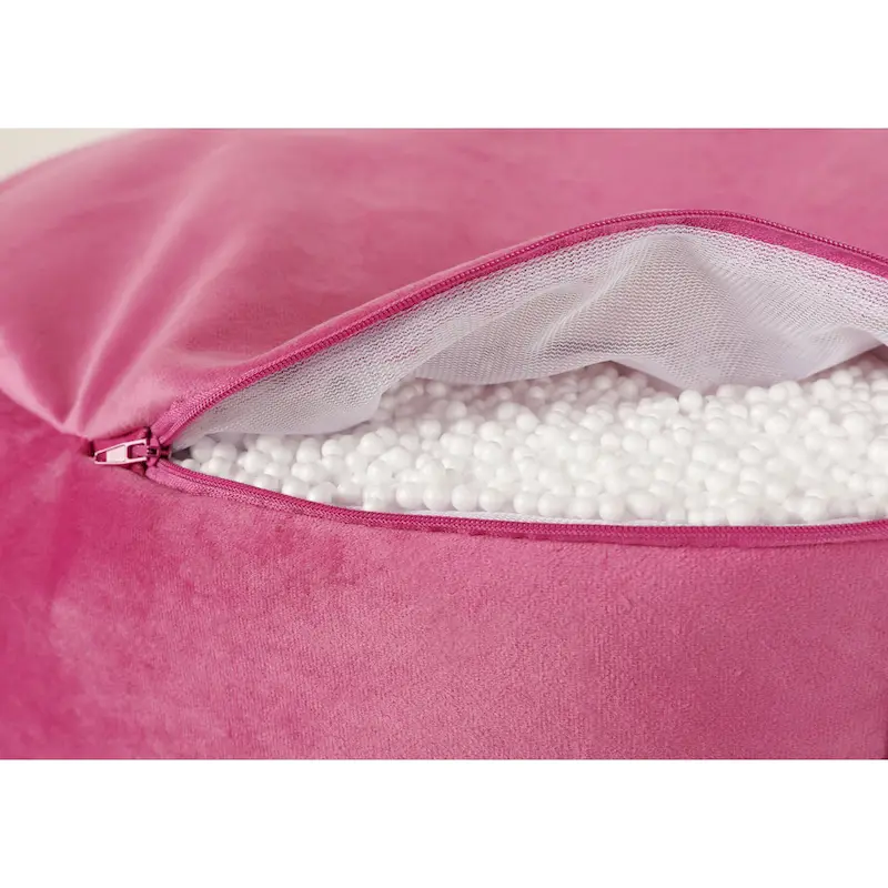 Gouchee Home Belgique Velvet Pouf Ottoman