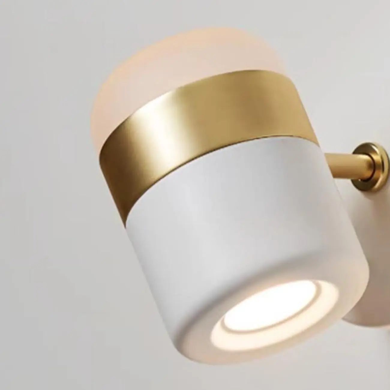 Modern 2-Light Cylinder Adjustable Wall Sconce