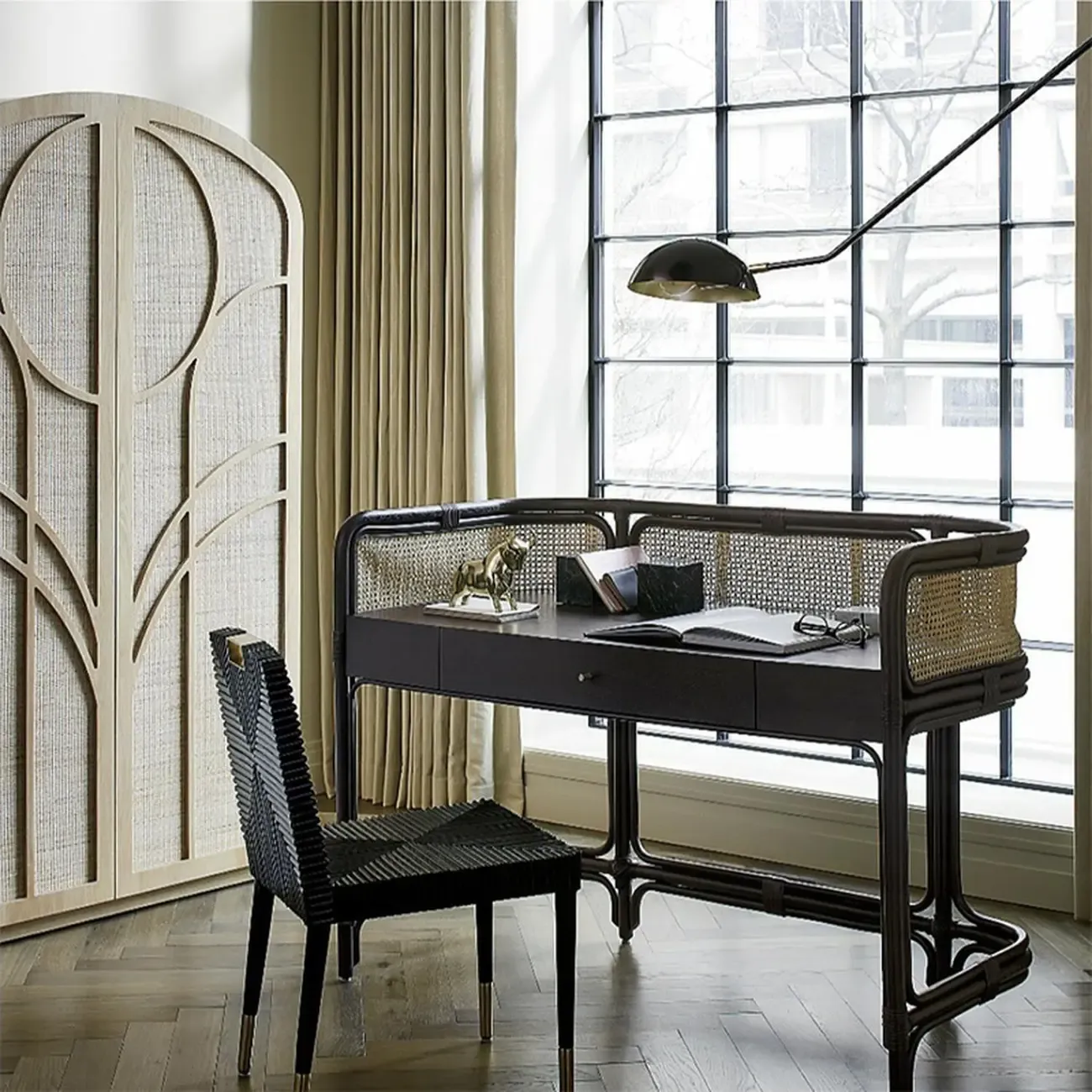 Modern Adjustable Iron Wall Mount Lamp with Dome Shade