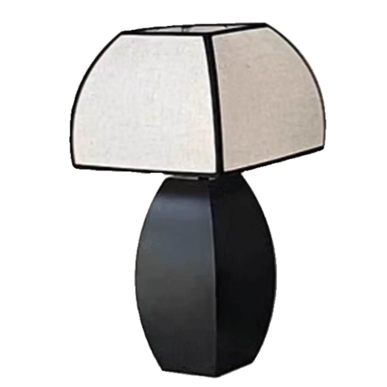 Modern Black Metal LED Table Lamp with Dome Shade
