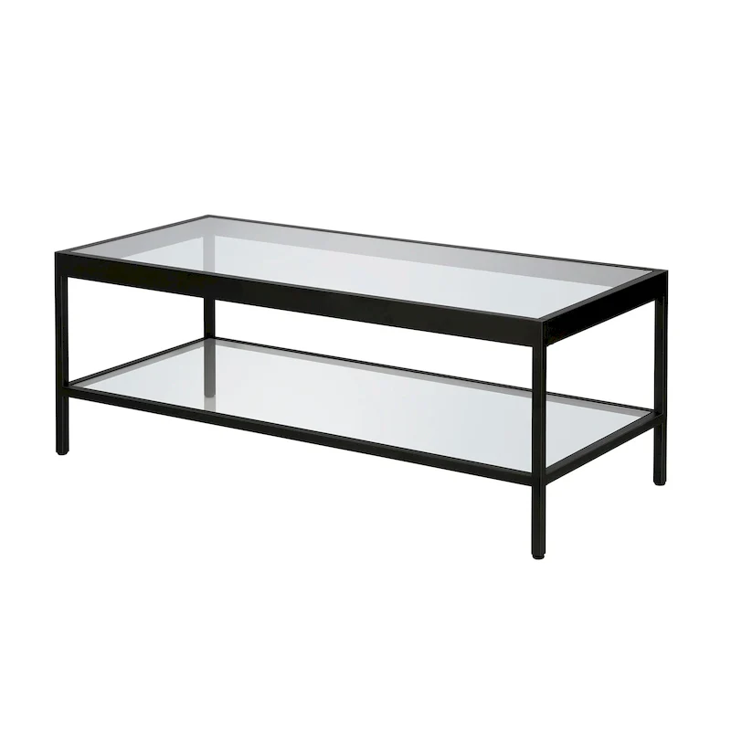 Alexis Metal and Glass Coffee Table