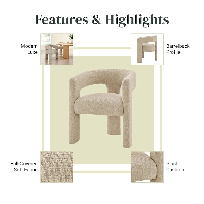 Sherlyn Dining Side Arm Chair