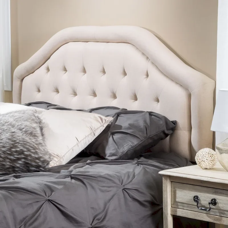 Angelica Adjustable Full/ Queen Tufted Headboard by Christopher Knight Home