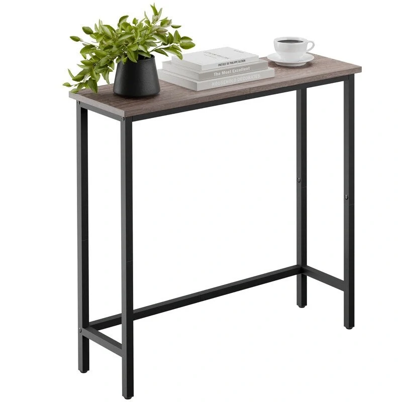 Narrow Console Table – Slim Entryway Table for Hallway, Bedroom, Living Room or Foyer