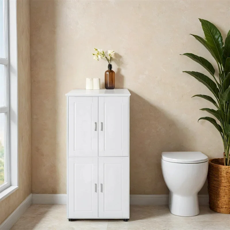 Bathroom Floor Storage Cabinet,Storage Unit,Freestanding Cabinet