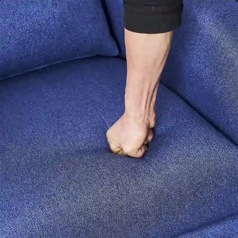 Swivel Barrel Chair with Ottoman and Black Metal Base