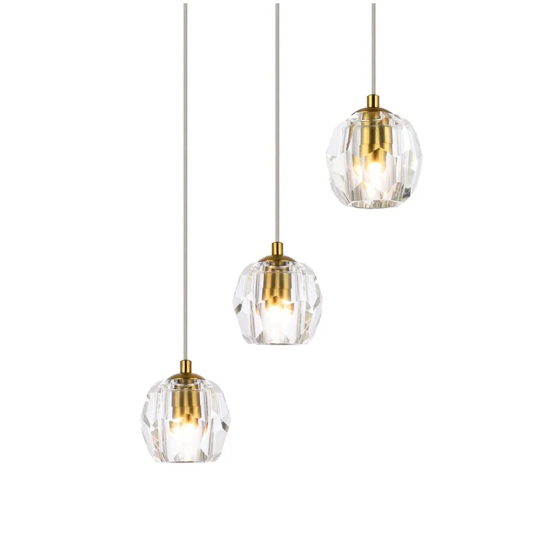 Ella 12-Inch 3-Lights Pendant - N/A
