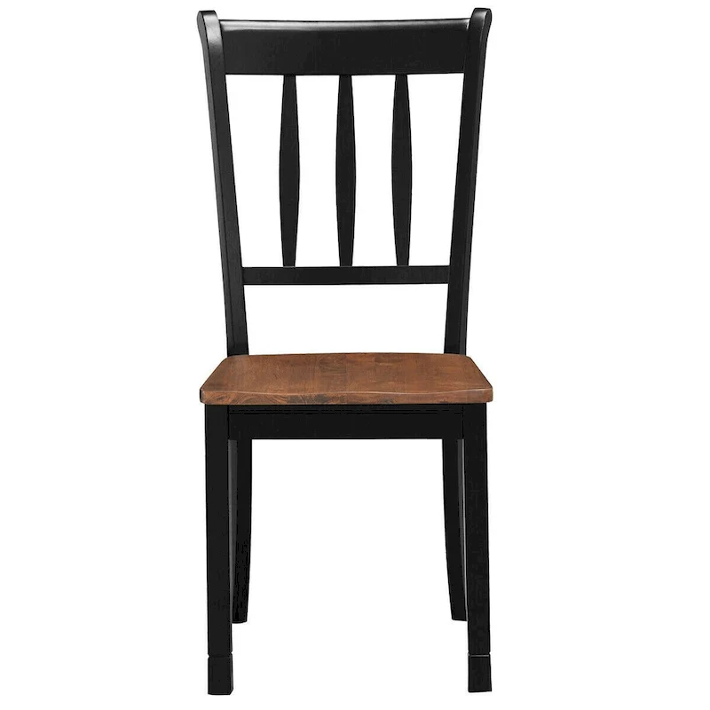 Gymax 4PCS Wooden Dining Side Chair High Back Armless Home Furniture - See Details
