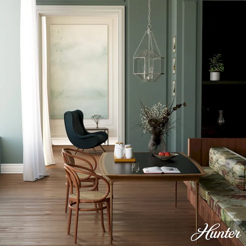 Hunter 15  Indria 3-Light Pendant - Dining Room, Island, Entry - Industrial, Transitional, Geometric