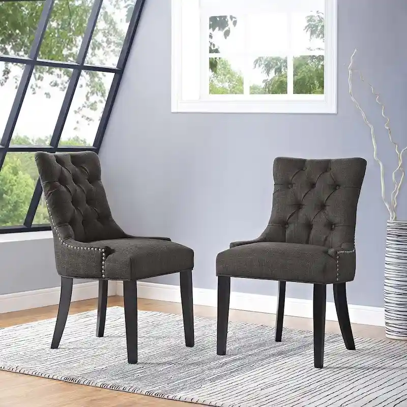 Modway Regent Fabric Dining Chair (Set of 2)