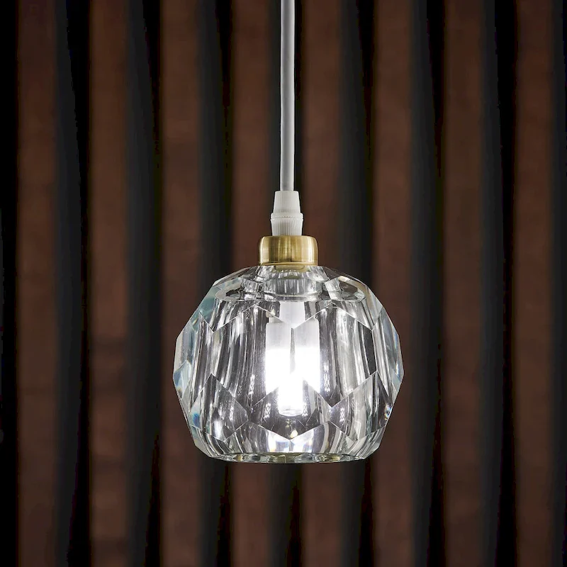 Galway Round Crystal LED Pendant / Chandelier by iNSPIRE Q Bold