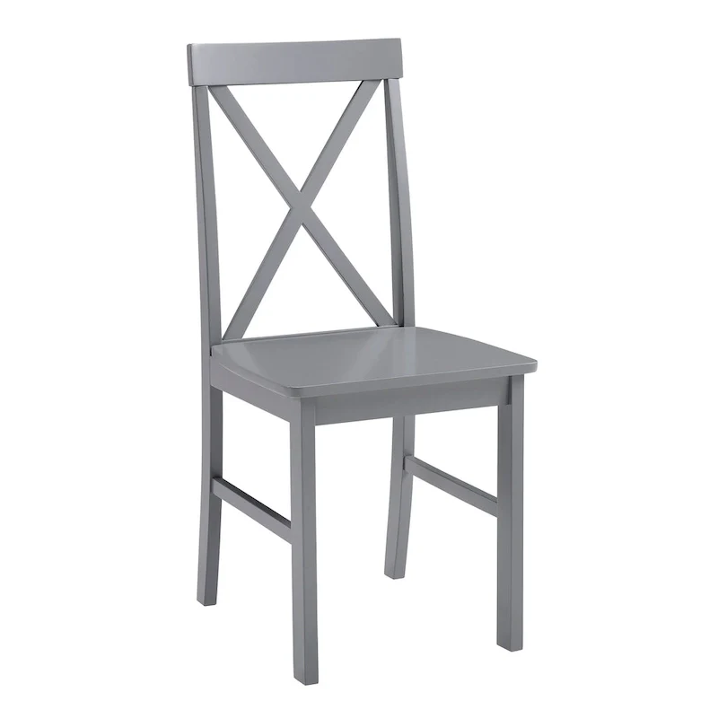 Dining Table with 4 X-Back Chairs