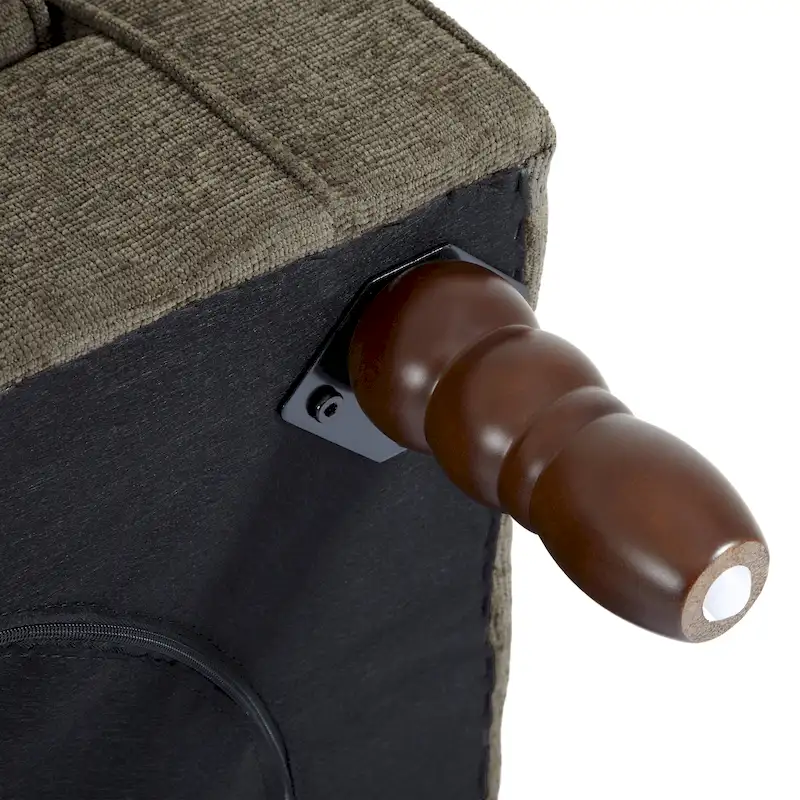 Button-Tufted Accent Chair Wingback Armchair - 38H