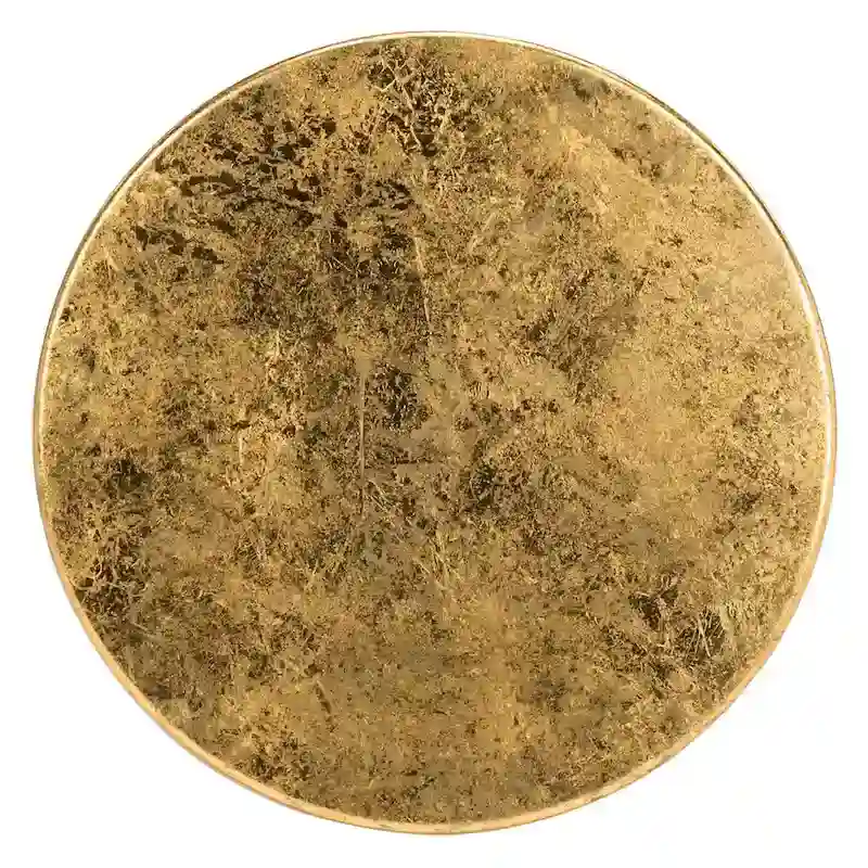 SAFAVIEH Elissa 30 Inch Gold Leaf Bar Stool - 18  x 18  x 30  - 18Wx18Dx30H