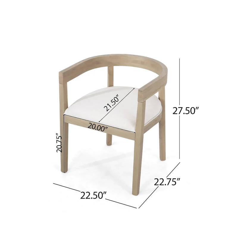 Hudson Fabric and Wood 5 Piece Dining Set by Christopher Knight Home