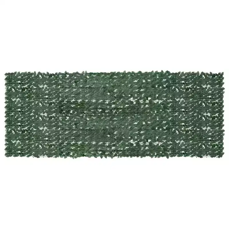 vidaXL Balcony Screen Dark Green Polyethylene, Fabric 157.5 x 59.1 in