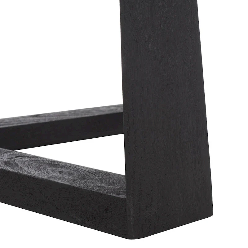 Round Marble Top Coffee Table with Acacia Wood Legs – White/Natural / White/Black