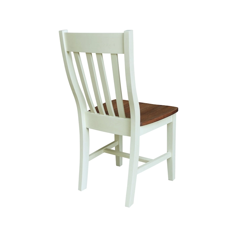 Copper Grove Quince Solid Wood Schoolhouse Chairs, Set of 2