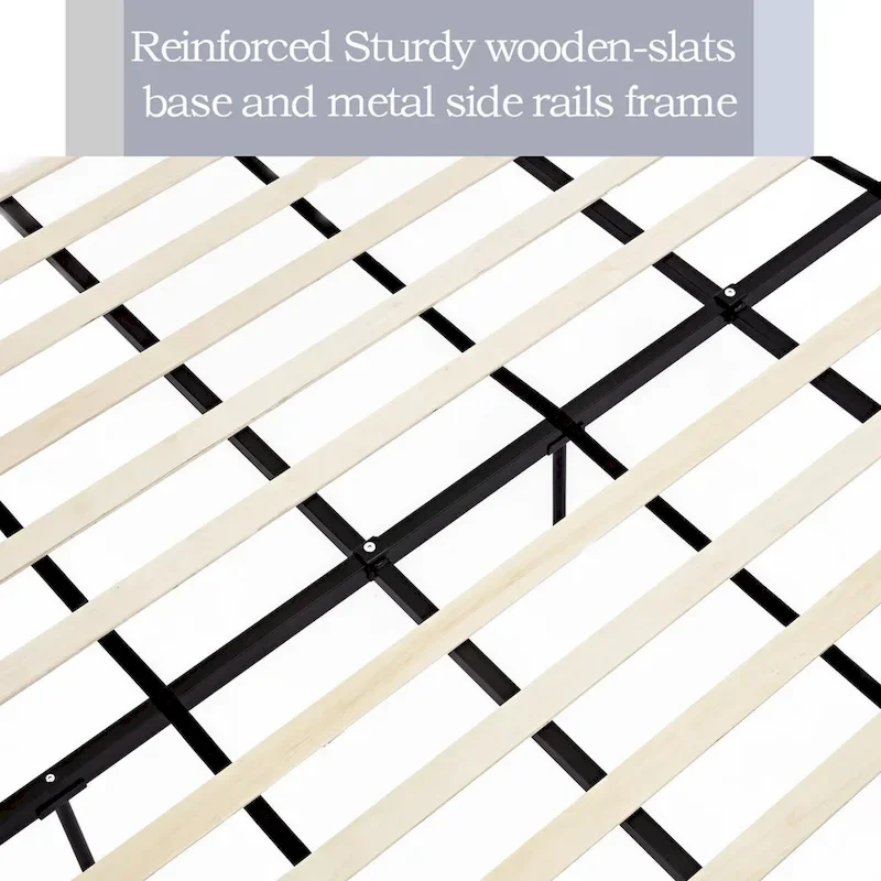 Velvet Upholstered Queen Bed - Wingback with Nailhead Trim