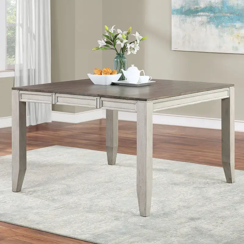 Two-Tone Counter Height Dining Table