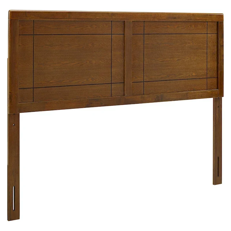 Walnut Brown Country Style Wooden Headboard – Full Size (1-Person)