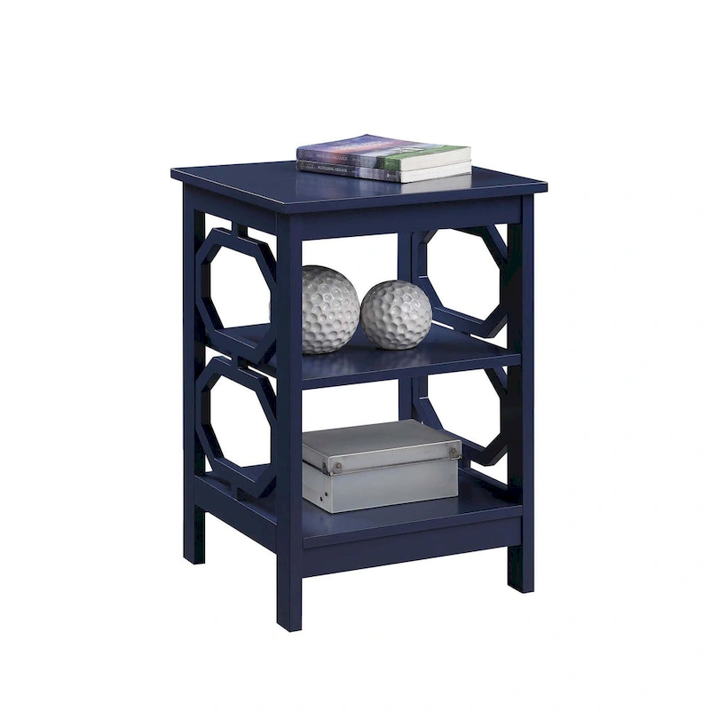Convenience Concepts Omega End Table with Shelves