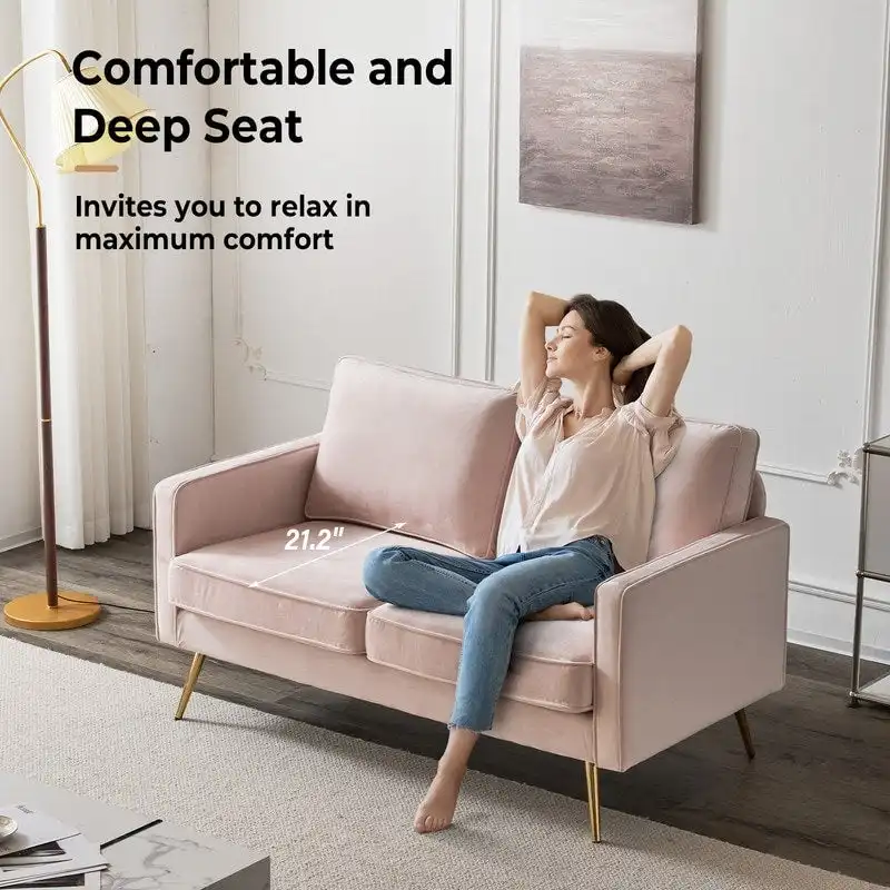 VINGLI 56 Modern Loveseat