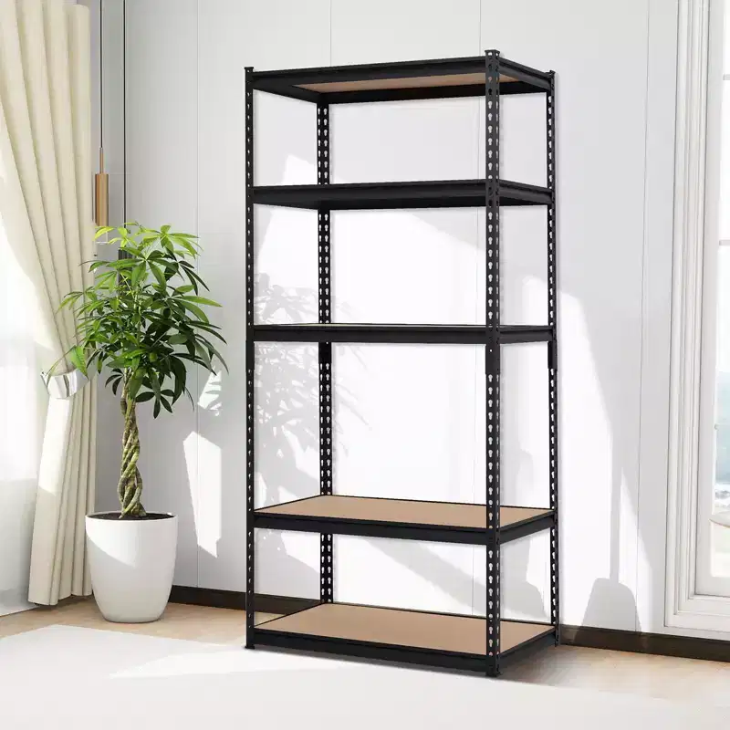 Heavy Duty Metal Storage Rack, Rust-Resistant, Easy Assembly,Adjustable Utility Rack for Garage, Warehouse, Pantry, Closet, Basement, Kitchen